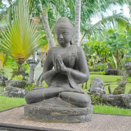 SEDA Bouddha assis 80 cm "A" Salutation - Décoration statue