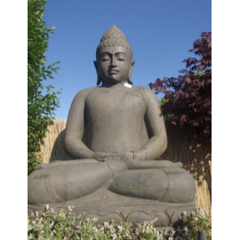 SEDA Bouddha assis 100 cm "E" Méditation  - Décoration statue