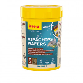 Sera Vipachips wafer 100ml - Nourriture poissons de fond