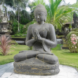 SEDA Bouddha assis 150 cm "A" Salutation - Décoration statue