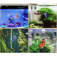 Aquaplante Plongeur flottant Bleu 3x6,5cm - Décoration flottante