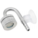 Aquaplante Diffuseur de CO2 en Inox (couleur argent) - Diffuseur CO2 pour petit aquarium