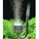 Aquaplante Diffuseur de CO2 en Inox (couleur argent) - Diffuseur CO2 pour petit aquarium