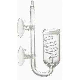 Aquaplante Diffuseur de CO2 + Compte bulle en verre BZ-GD-08 - Diffuseur CO2 pour aquarium