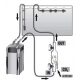 Aquaplante Diffuseur / Réacteur CO2 Externe en verre AQ-32 - Diffuseur CO2 pour aquarium