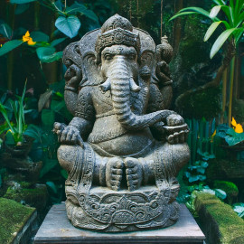 SEDA Ganesh assis 100 cm  - Décoration statue