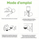 Aquaplante Drop Checker en verre DC-1 - Analyse du taux de CO2 en aquarium