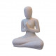 SEDA Yoga 80 cm Salutation White - Décoration statue