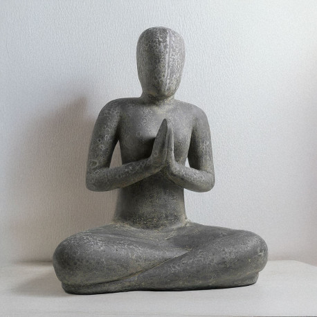 SEDA Yoga 125 cm Salutation White - Décoration statue