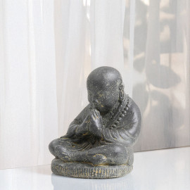 SEDA Moine assis 19 cm  - Décoration statue
