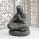 SEDA Moine assis 80 cm light - Décoration statue