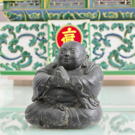SEDA Moine assis Obèse 36 cm light - Décoration statue