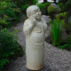 SEDA Moine debout 80 cm White - Décoration statue