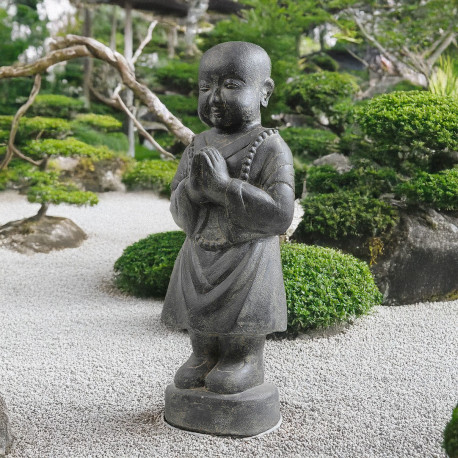SEDA Moine debout priant  80 cm  - Décoration statue