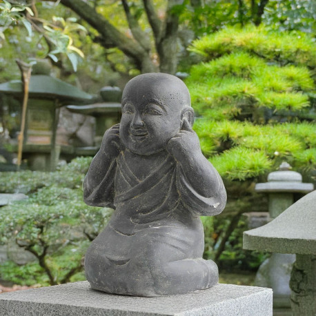 SEDA Moine 40 cm oreilles  - Décoration statue