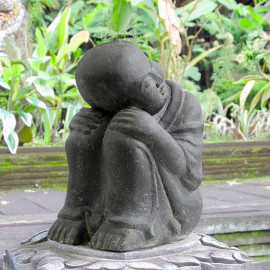 SEDA Moine 40 cm dort - Décoration statue