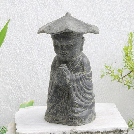 SEDA Moine Chapeau 50 cm- Décoration statue