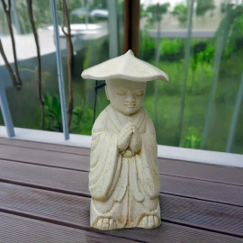 SEDA Moine Chapeau 60 cm White - Décoration statue
