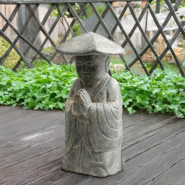 SEDA Moine Chapeau 80 cm - Décoration statue