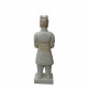 SEDA Guerrier Chinois debout Blanc 125cm - Décoration statue