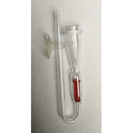 Aquaplante Diffuseur + anti retour de CO2 en verre BZ-GD-24 - Diffuseur CO2 pour aquarium