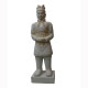 SEDA Guerrier Chinois debout Blanc 160cm - Décoration statue