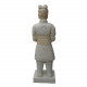 SEDA Guerrier Chinois debout blanc 175cm - Décoration statue
