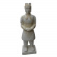 SEDA Guerrier Chinois debout blanc 175cm - Décoration statue