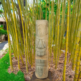 SEDA Tiki Bali 100 cm - Sculpture sur pierre