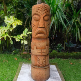 SEDA Tiki Maori 100 cm - Décoration en bois