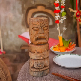 SEDA Tiki Maori 50 cm - Décoration en bois