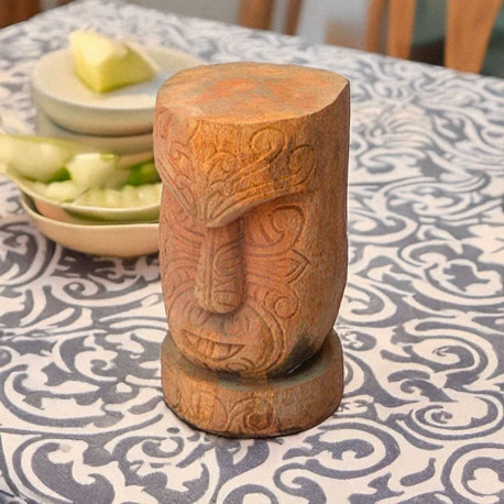 SEDA Tiki Maori Head 30 cm - Décoration en bois