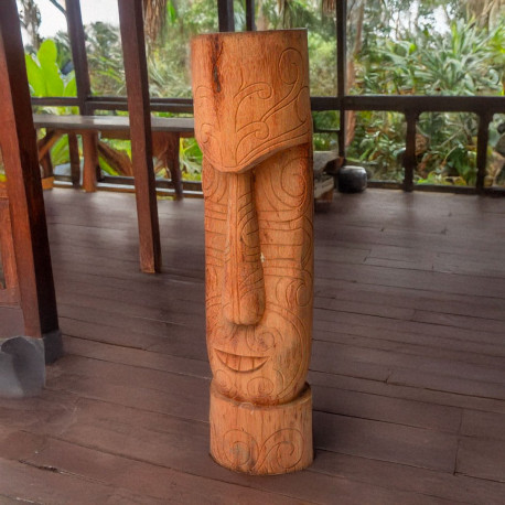 SEDA Tiki Maori Head 100 cm - Décoration en bois