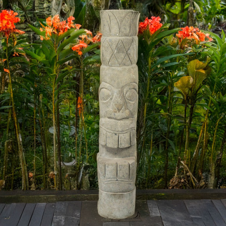 SEDA Tiki Padang 100 cm - Sculpture sur pierre