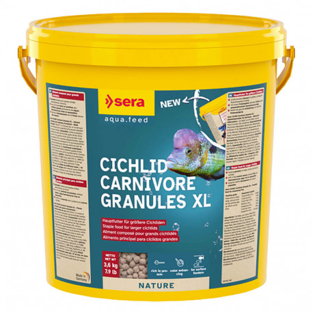SERA Cichlid Carnivore Granules XL 10L