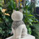 SEDA Chat White 32cm - Décoration statue