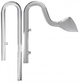 Aquaplante Lily Pipe 16/22mm Entrée + Sortie - canne d'aspiration et de rejet pour filtre externe d'aquarium