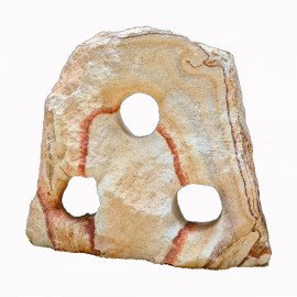 Rainbow Rock 3 trous - Roche Décorative pour Aquarium