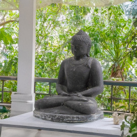 SEDA Bouddha assis 30 cm "E" Méditation - Décoration statue