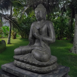 SEDA Bouddha assis 200 cm "A" Salutation  - Décoration statue
