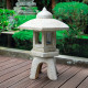 SEDA Lampe de jardin Blanche modèle "3" 70cm - Décoration Lanterne statue
