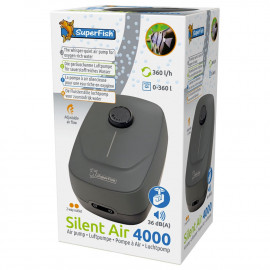 SUPERFISH Silent Air 4000 - Pompe à air silencieuse aquarium