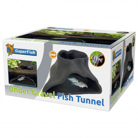 SUPERFISH Under Gravel Fish Tunnel - Grotte pour aquarium