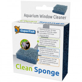 SUPERFISH Clean Sponge - Eponge pour vitres d'aquarium