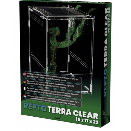 REPTO Terra Clear 15x17x22 - Terrarium compact