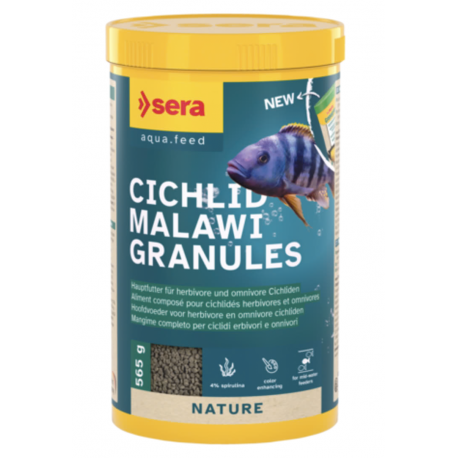 SSERA Cichlid Herbivore Granules XL 1000ML