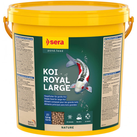 Sera Koi Royal Large 21L - Aliment complet pour grands Koi
