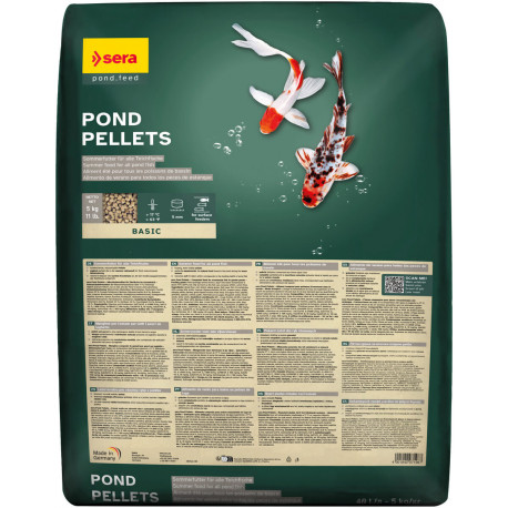 sera pond pellets 40L - Granulés flottants haute énergie pour bassin