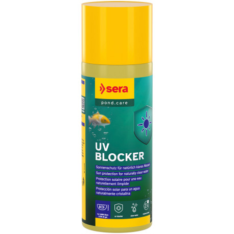 Sera Pond UV Blocker (Bio Humin) 500ml - Réduit les UV et les algues