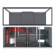 Red Sea Reefer™ S 850 G3 Blanc (Aquarium + meuble)